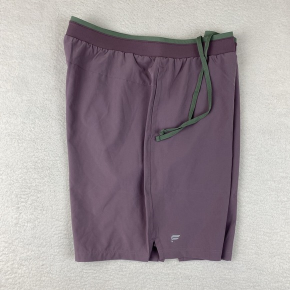 FABLETICS 'The Fundamental II' Mens Athletic Shorts XL Purple Unlined 7" Gym EUC - Picture 1 of 10